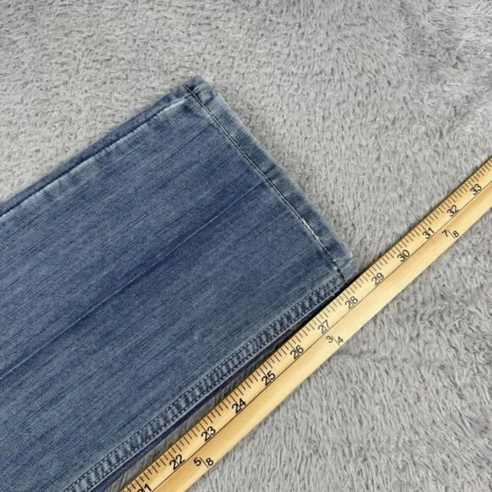 Levis Jeans Men 36x29  Blue 511 Slim Blank Tab American Stretch Light Wash Denim